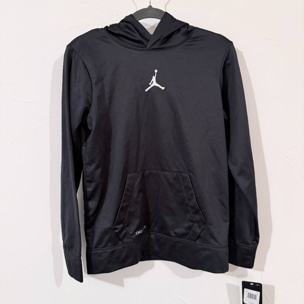 Jordan Air Kids Hoodie XL Black Dri-FIT NWT $50 MSRP